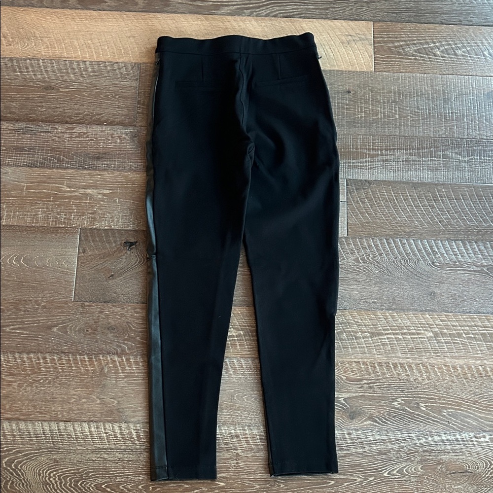 Betabrand Faux Leather Front Leggings - Picture 5 of 5
